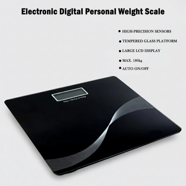 18009_small_electronic_personal_scale.jpg Electronic Digital Personal Weight Scale (1 Pc)