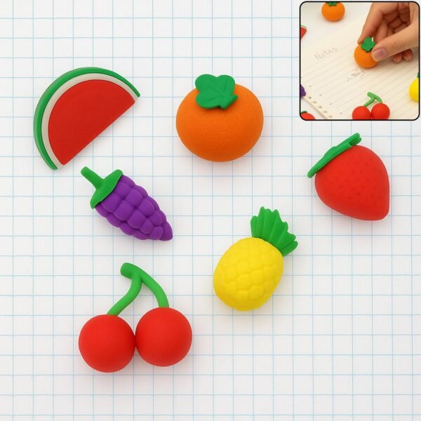 18031_mix_design_eraser_1set_no2.jpg 3D Mix Design Fancy & Colorful Erasers – Novelty Set for Kids & School Prize (1 Set)