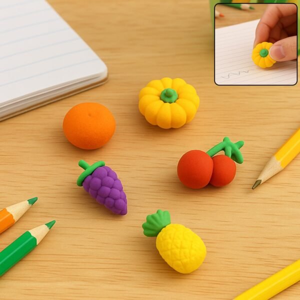 18033_mix_design_eraser_1set_no5.jpg 3D Mix Design Fancy & Stylish Colorful Erasers (1 Set)