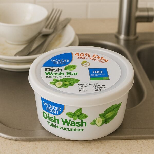 Fresh Mix Flavor Dishwash Bar with Super Scrubber Dishwashing Solution 350 gm