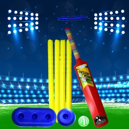 Plastic Cricket Set with Stump,Ball and Bat Kit