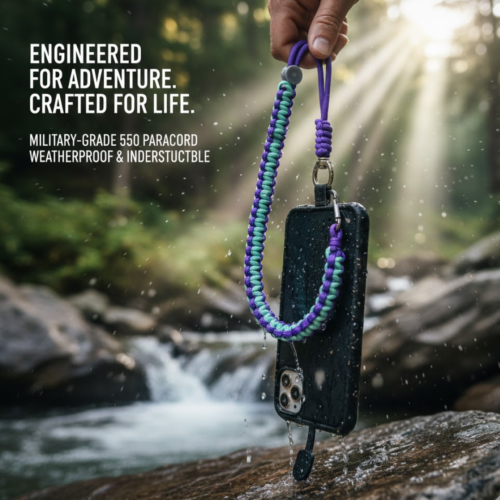 18156.png Multipurpose Adjustable Hand Wrist Strap Lanyard(1 Pc / 15 Inch / Multicolor)