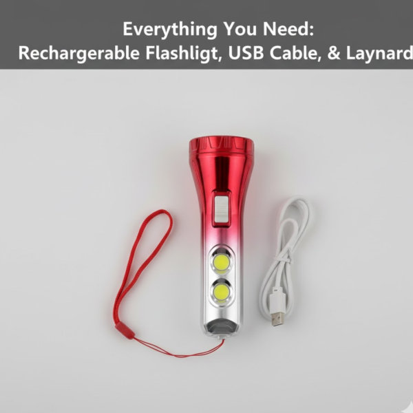 Multi Functional 3 LED Torchlight / Flashlight (1 Pc)