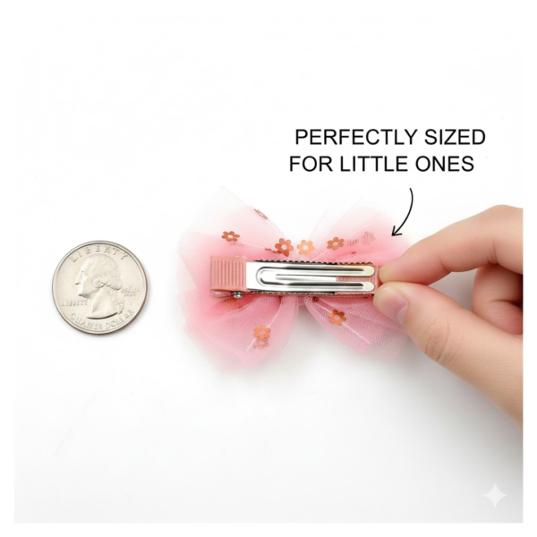 18190.png Hair Bow Knot Clip Suitable For Girls (1 Pc), Hair accessories