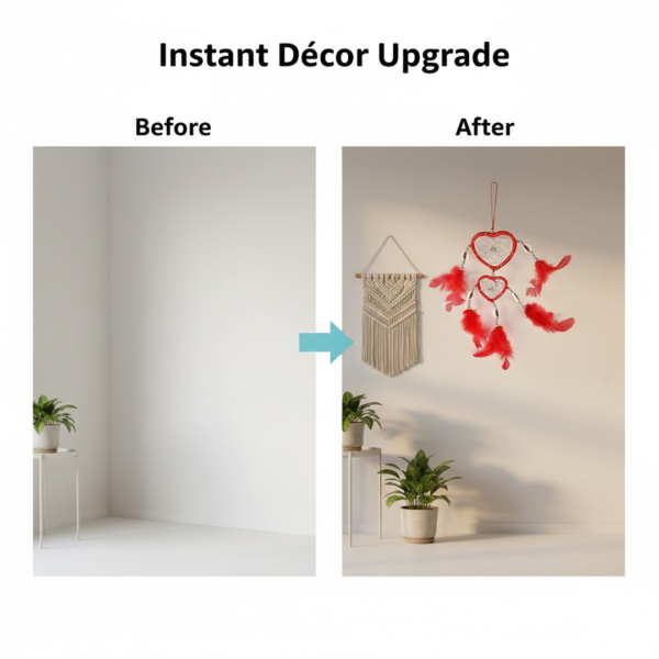 Wind Chimes Wall Hanging Handmade Art for Garden and Home Decor (Mix Design / 1 Pc)