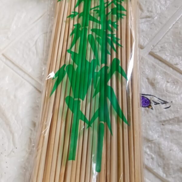 Camping Wooden Bamboo BBQ Skewers 20 cm  Sticks for Meat Party Pack