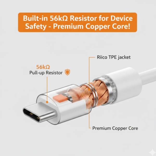 19086.png Type C data cable Fast Charging Cable (1 Mtr. / 1 Pc)