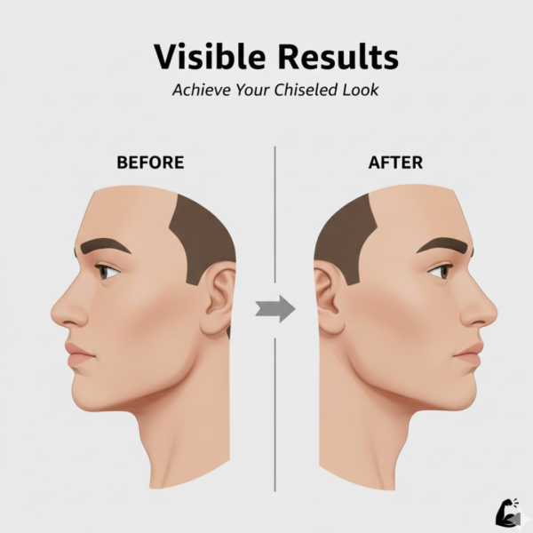 Dark Blue Mouth Exerciser – Fast Jaw Sculpting & Chisel Trainer