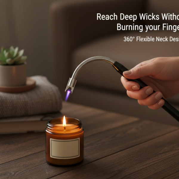 19100.png Long Flexible USB Rechargeable Electric Arc Lighter – Windproof, Flameless Plasma