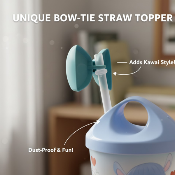 Unicorn Water Bottle with Straw & Lid for Kids (Without Light)