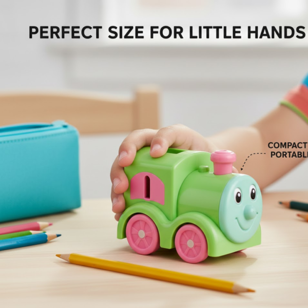 Train Double Hole Pencil Sharpener (1 Pc)