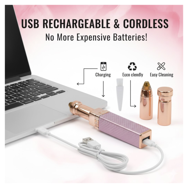 19286.png 2-in-1 Eyebrow Razor & Painless Hair Shaver (1 Pc), Hair accessories