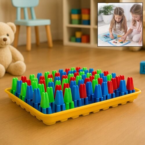 Plastic Color Crush Game Board Educational Puzzle Game for Kids and Adults  Gift