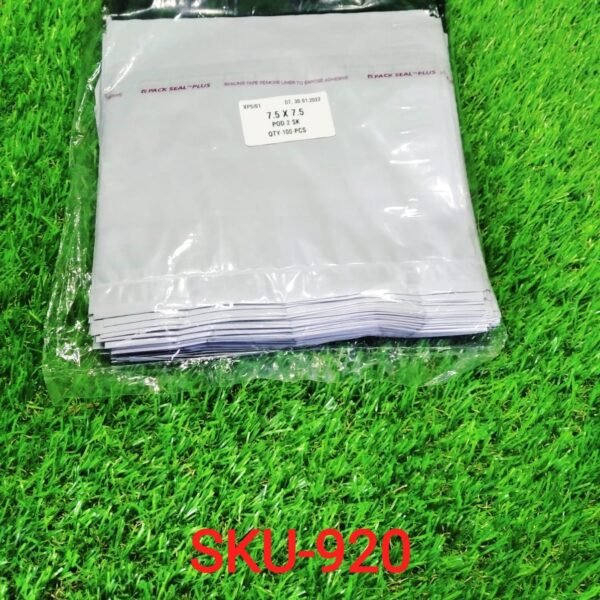 Tamper Proof Courier Bags (7_5X7_5 inch) Pack of 100Pcs