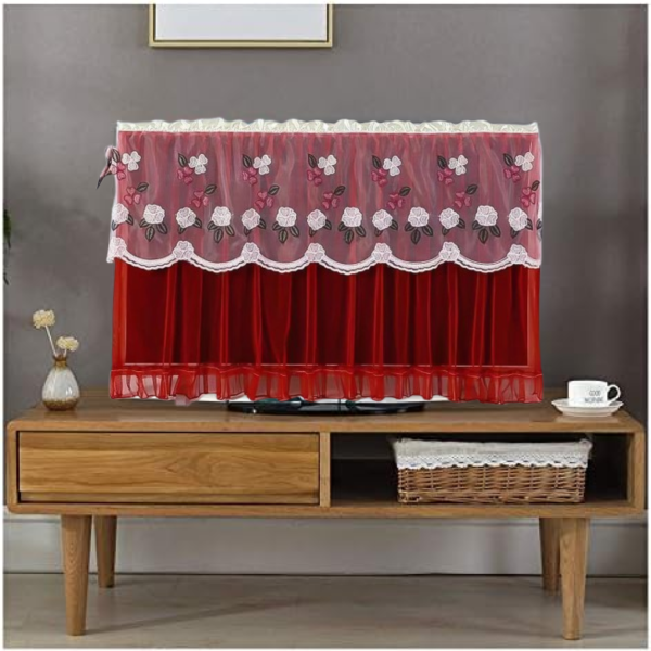 19994.png Dustproof Cover For Indoor, TV Screen Protector Cloth Cover (42 Inch / Mix Color)