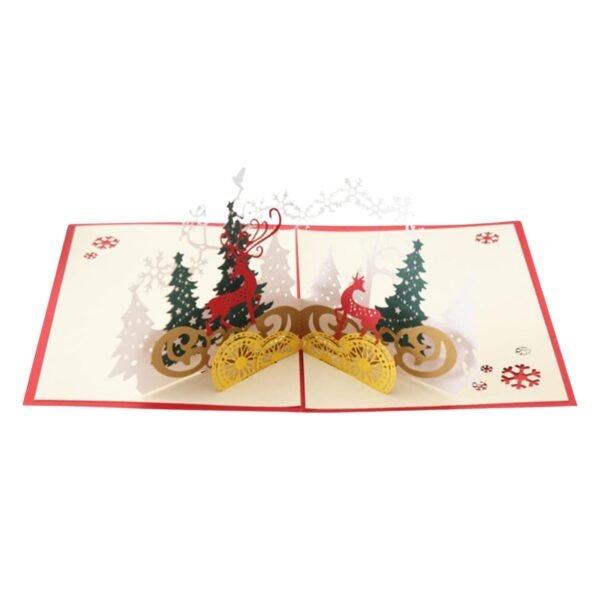 3D -Up Greeting Card (1 Pc): Birthday, Love, Christmas