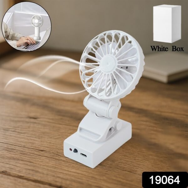 19_361ed595-13d2-4f9c-b504-0c2325cbb0f8.jpg Rechargeable Mini Clip-On Desk Fan (1 Pc)