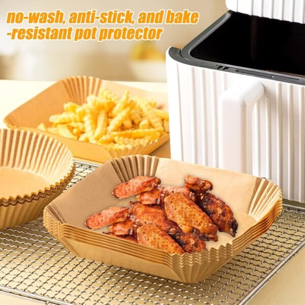 19_a7eab955-03f4-4066-9a62-c5e5f24684b0.jpg Square Air Fryer Disposable Paper Liner (50 Pcs Set / 160mmx45mm)