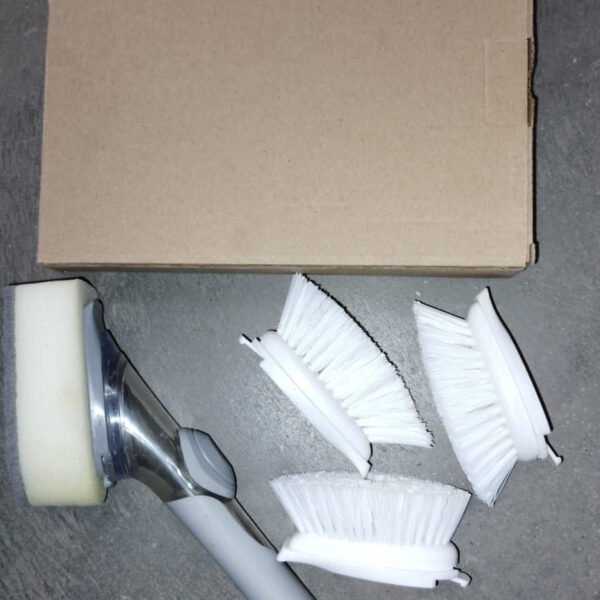 Automatic Liquid Dispenser Dish Clean Brush Scrubber