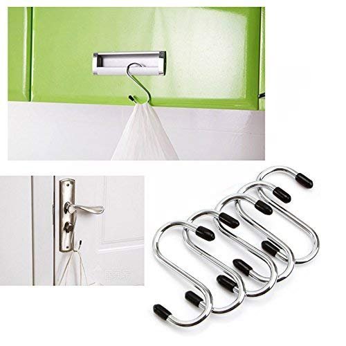 1_068bcb62-3782-4a69-aed9-24a6ba86645b.jpg Heavy Duty S-Shaped Stainless Steel Hanging Hooks - 5 pcs