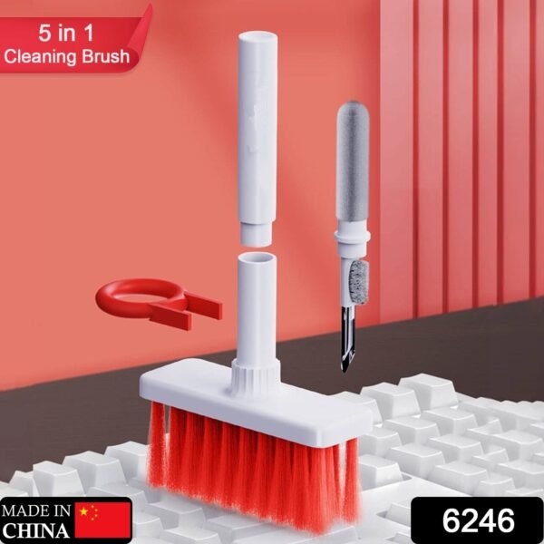 5in1 Multi-Function Soft Dust Clean Brush for Computer with Corner Gap
