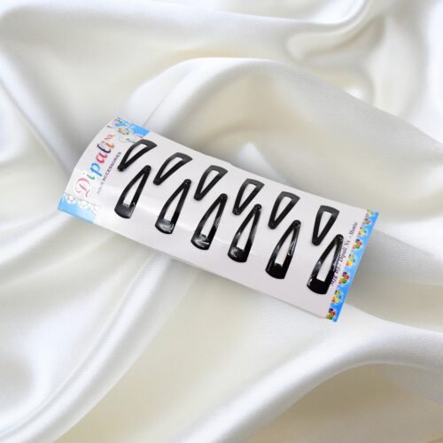 Metal Tik Tak Hair Clips (12 Pcs Set), Hair accessories