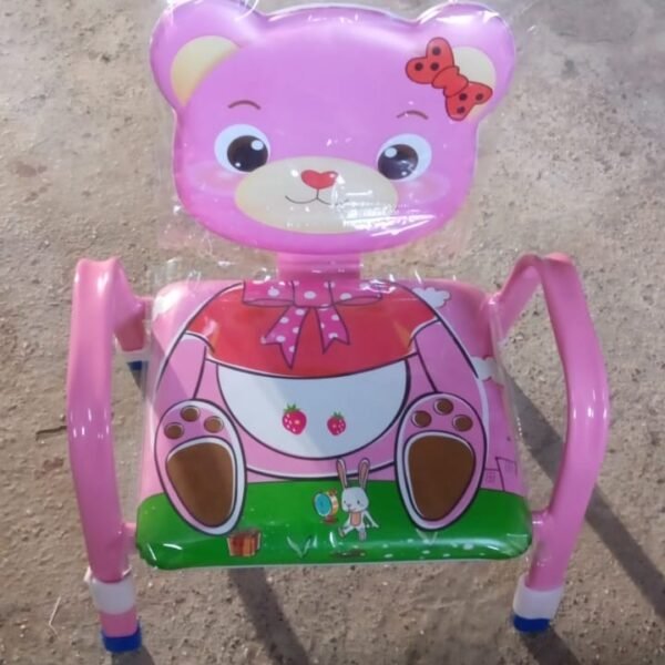 Cartoon Baby Chair Strong Steel Cushion & Comfortable Baby Chair High Quality Chair (1 Pc)