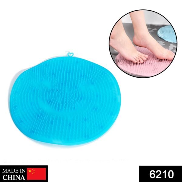 Shower Foot Scrubber Brush with Suction, Acupressure Foot Mat