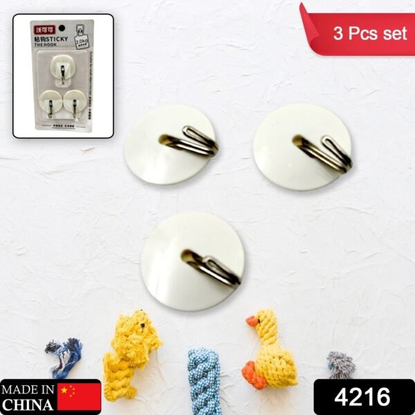 1_355a3058-5b96-4d42-9884-52bc84437ad0.jpg Strong Self-Adhesive Hooks (2 Pc): Heavy Duty, Waterproof, All-Purpose