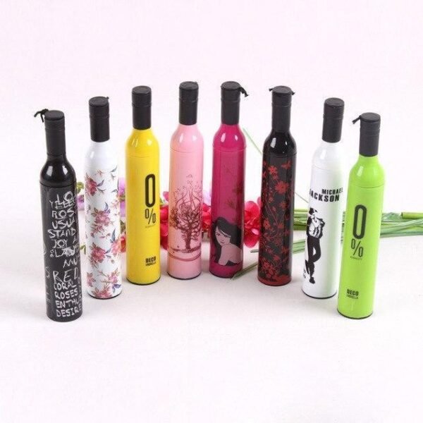 1_40df5a51-0cea-4286-896e-3cfcba176779.jpg Pocket Folding Wine Bottle Umbrella