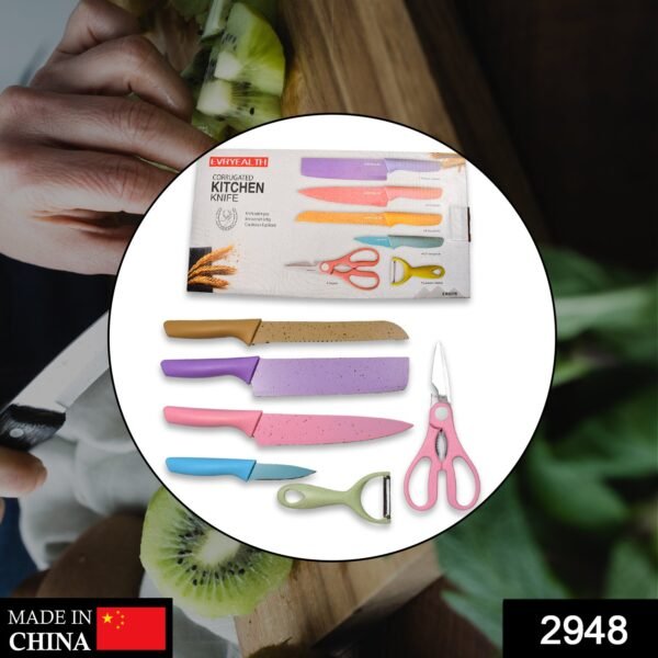 1_42c44a4d-3163-4d3d-806a-c53ce16fe385.jpg Corrugated 6Pc Kitchen Knife Set Professional Box Knife Set 6 Piece Forged Kitchen Knives with Box.