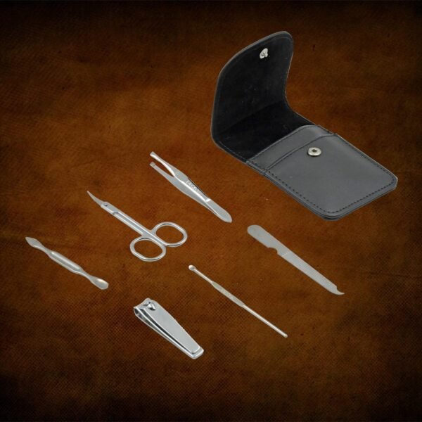 6-in-1 Professional Nail Care Kit: Clippers, Scissors & More Nail (Travel or Home)