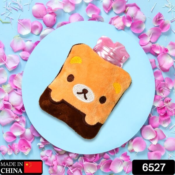 1_598ff446-794d-4caa-a5b8-475109fc2fd8.jpg Brown Panda Print Small Hot Water Bag with Cover for Pain