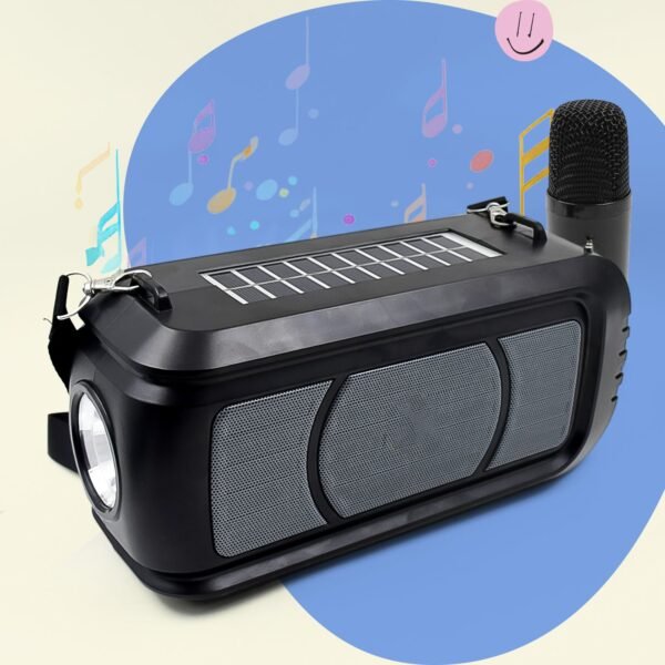 1_68fe9f72-cce3-4fc2-81a9-9cb64974ed7b.jpg Wireless Bluetooth Speaker 5W High Bass with Wireless Mic / Microphone