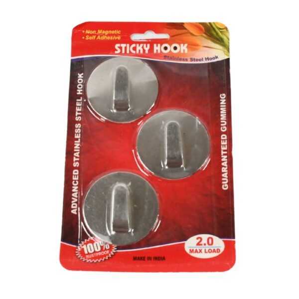 Self- Adhesive Hooks, for Hanging Robe Coat Towel Kitchen Bathroom and.