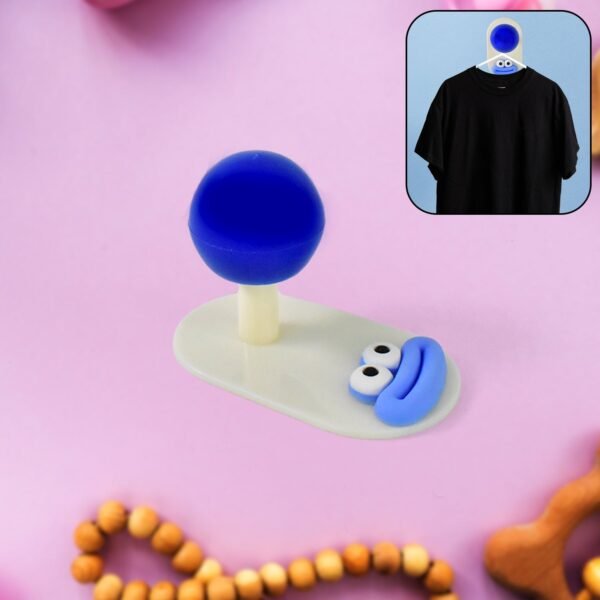 1_6c9348f0-310e-453b-9c56-3cf549f61424.jpg Cartoon Colorful Hooks Simple Ball Shape Hook Self-adhesive (1 Pc)