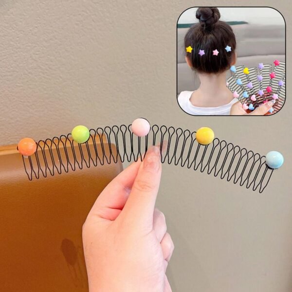 Cartoon Hair Clip for Kids – Curly Hair Tidy Comb Accessory (1 Pc)
