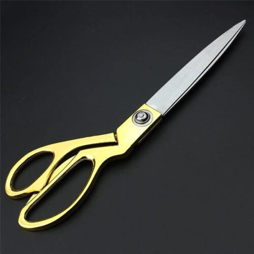 1_7a7d509a-8cfd-4abf-9aac-b4c89016abff.jpg Stainless Steel Tailoring Scissor Sharp Cloth Cutting for Professionals (Golden)