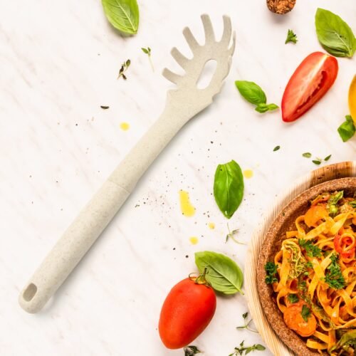 1_8567fd97-67a0-4d29-b6fd-4eb8d1e821eb.jpg Plastic Kitchen Utensil - Heat-Resistant Non-Stick Whisk, Pasta & Soup Spoon (1 Pc )