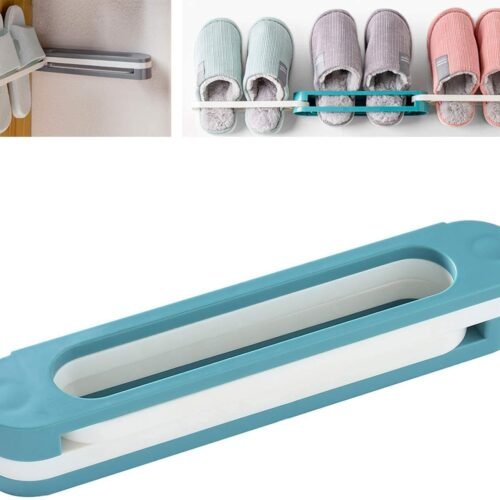 1_88154ed0-6b66-45ee-bd09-3791711fb546.jpg Multifunction Folding Slippers / Shoes Hanger Organizer Rack