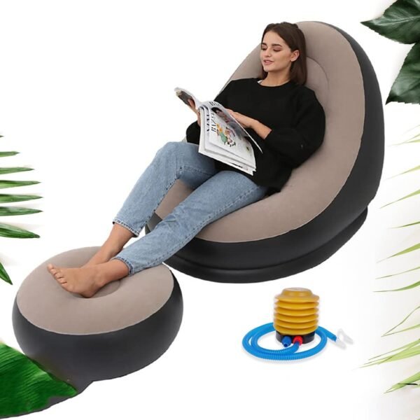 Portable Air Sofa couch & Pump for Indoor/Outdoor