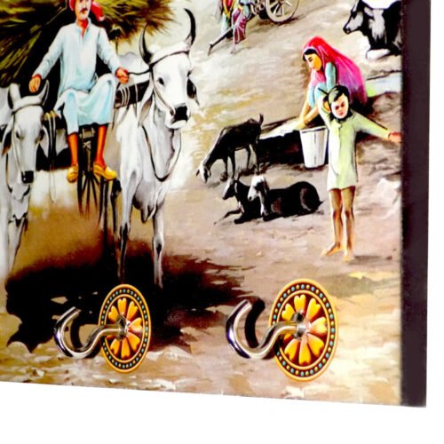 1_96d0931c-fddd-4576-98ce-cc8b4fdfbdec.jpg Decorative Wooden Landscape Art with Hooks for Wall Hanging