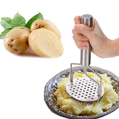 Stainless Steel Hand (Mash for Dal / Vegetable / Potato / Baby Food / pav bhaji)