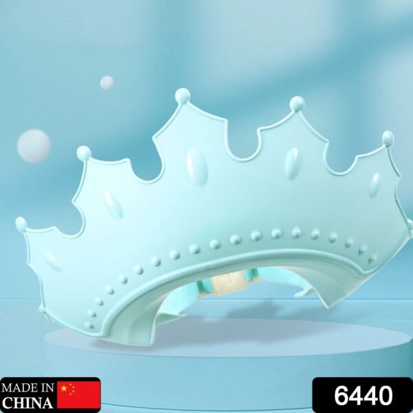 Crown Baby Shower Cap Adjustable Crown Baby Child Protection