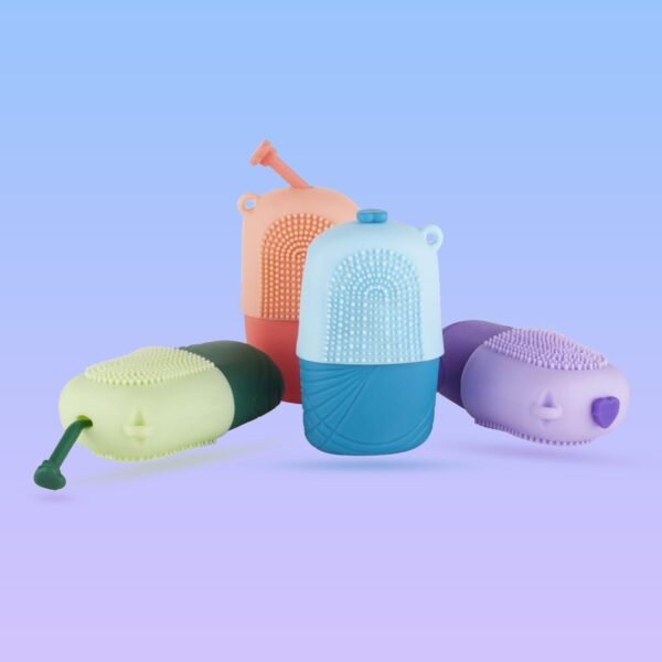 Ice Roller & Scrubber For Face Glowing & Tighten Skin (1 Pc)