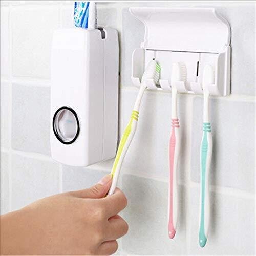 1_ea133e10-1ec4-492b-8608-c0aab129fec6.jpg Toothpaste Dispenser & Tooth Brush Holder