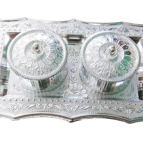 Multipurpose Decorative Multi Storage Mukhwas Dani / Serving Tray
