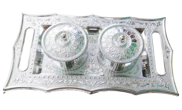 Multipurpose Decorative Multi Storage Mukhwas Dani / Serving Tray