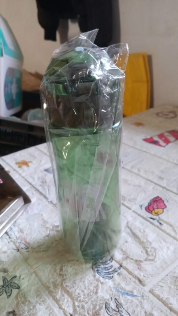 1aacfb36-f1f2-4c5c-b1ea-417da65f4c60.jpg Plastic water bottle Outdoor Sport Bottle With Carry Case, leak proof BPA-free for travel cold and hot water Plastic water bottle with daily water intake for gym and children, Home, Travel, Office Use (1 pc )