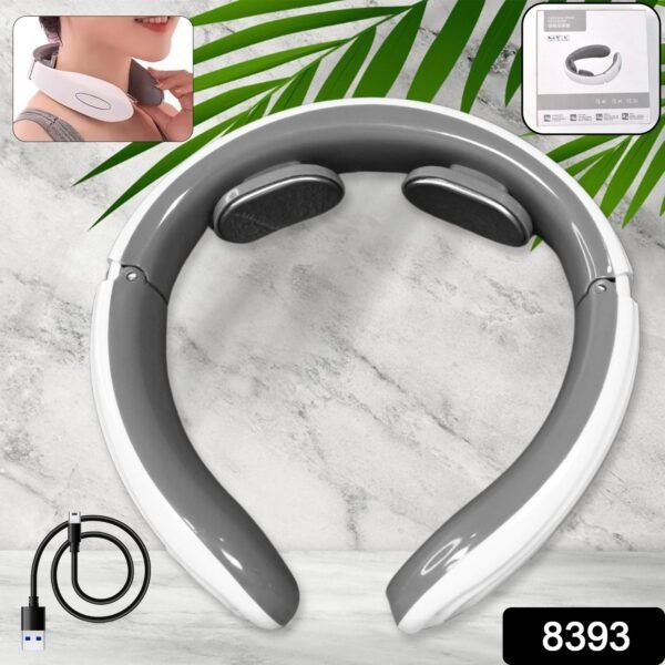 1ade1c36-9838-4d5c-a102-504b46ac4fcc.jpg 2 Heads Smart Electric Neck and Back Pulse Massager (1 Pc / Mix Design)